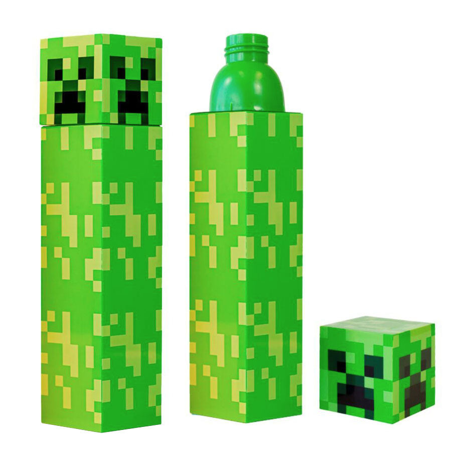 Minecraft plastmasas ūdens pudele, sporta pudele 650 ml