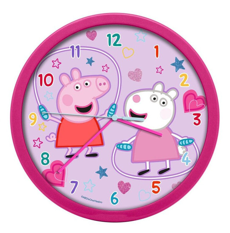Sienas pulkstenis Peppa Pig 25 cm