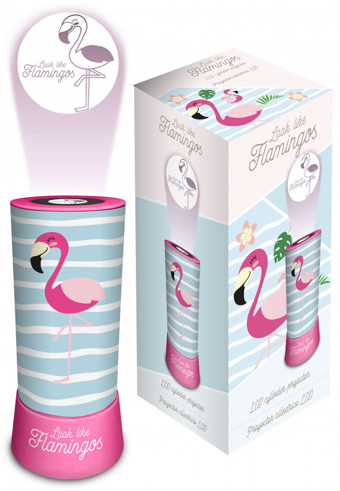 Flamingo Happy Flamingo 2-in-1 projektors, lampa, naktslampiņa