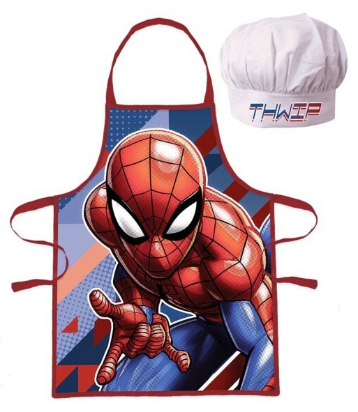 Zirnekļcilvēka Thwip bērnu priekšautu komplekts (2 daļas)