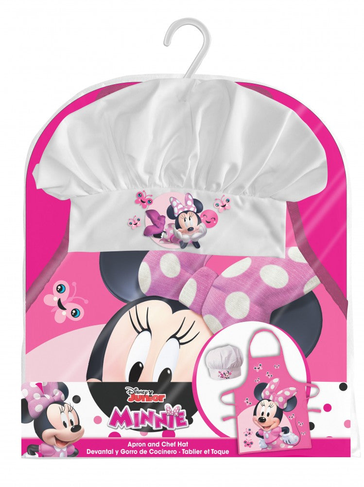Disney Minnie Sparkling Eyes bērnu priekšautu komplekts ar divām daļām