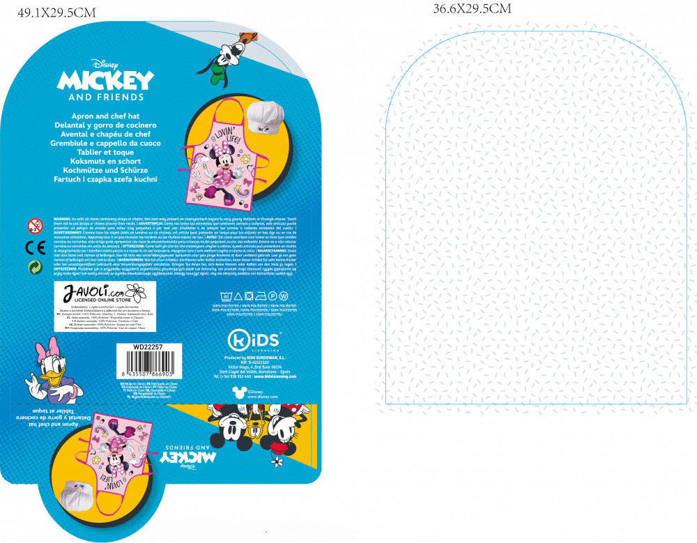 Disney Minnie Lovin' Life bērnu priekšautu komplekts ar divām daļām