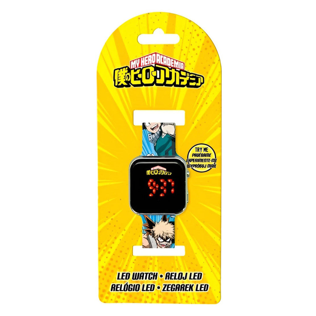My Hero Academia Fight digitālais LED pulkstenis