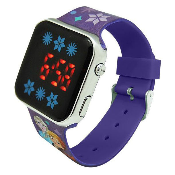 Disney Frozen sniegpārslu digitālais LED pulkstenis
