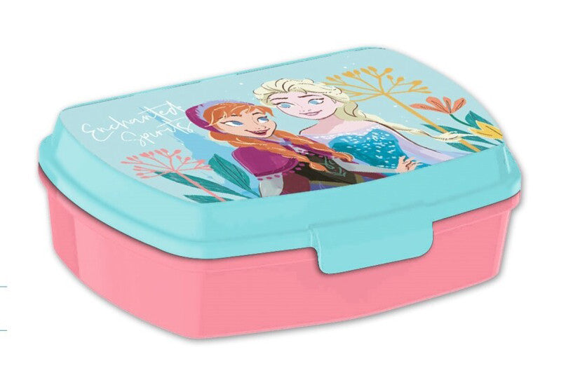 Disney Frozen apburtā, smieklīgā plastmasas sviestmaižu kaste