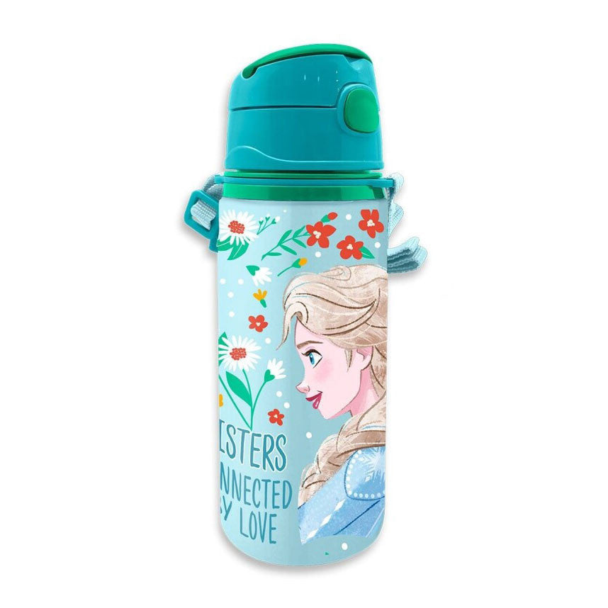 Disney Frozen apburtā alumīnija pudele ar karabīni 600 ml