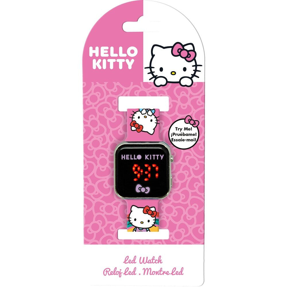 Hello Kitty Rainbow digitālais LED pulkstenis