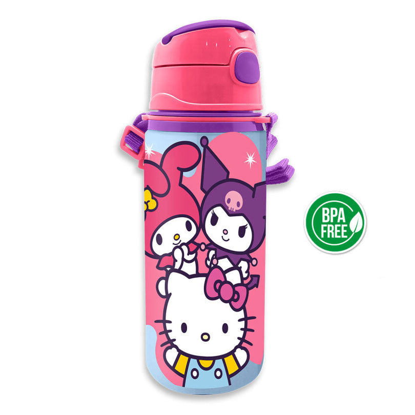 Hello Kitty alumīnija pudele ar āķīti 600 ml
