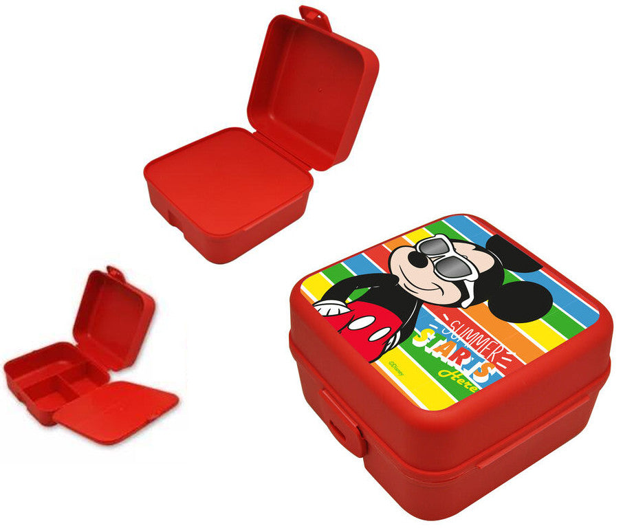 Disney Mickey Summer daudznodalījumu pusdienu kaste, sviestmaižu kaste