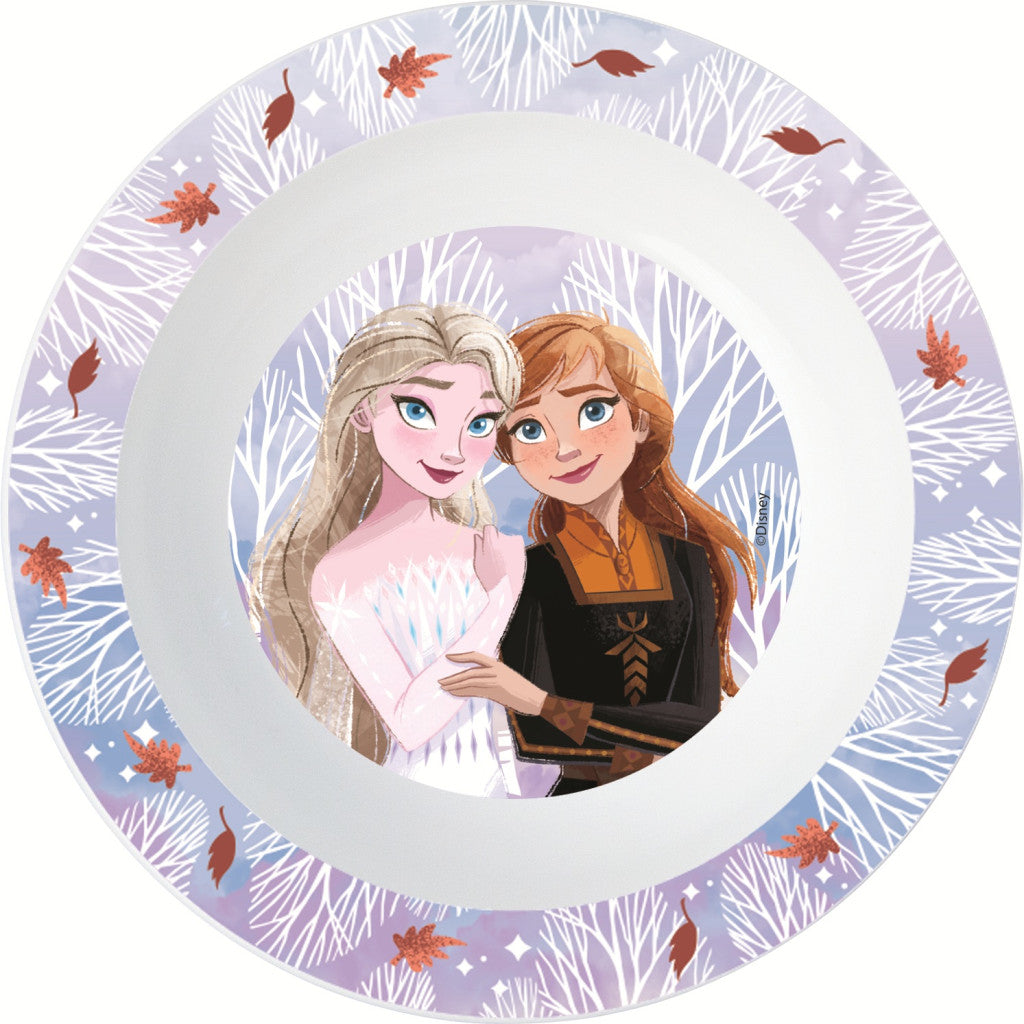 Disney Frozen rudens lapu mikro zupas šķīvis 16 cm