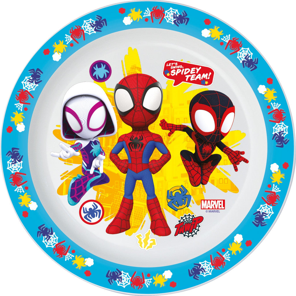 Ķepu patruļas komanda Zirnekļcilvēks Spidey mikro plakanais šķīvis 22 cm