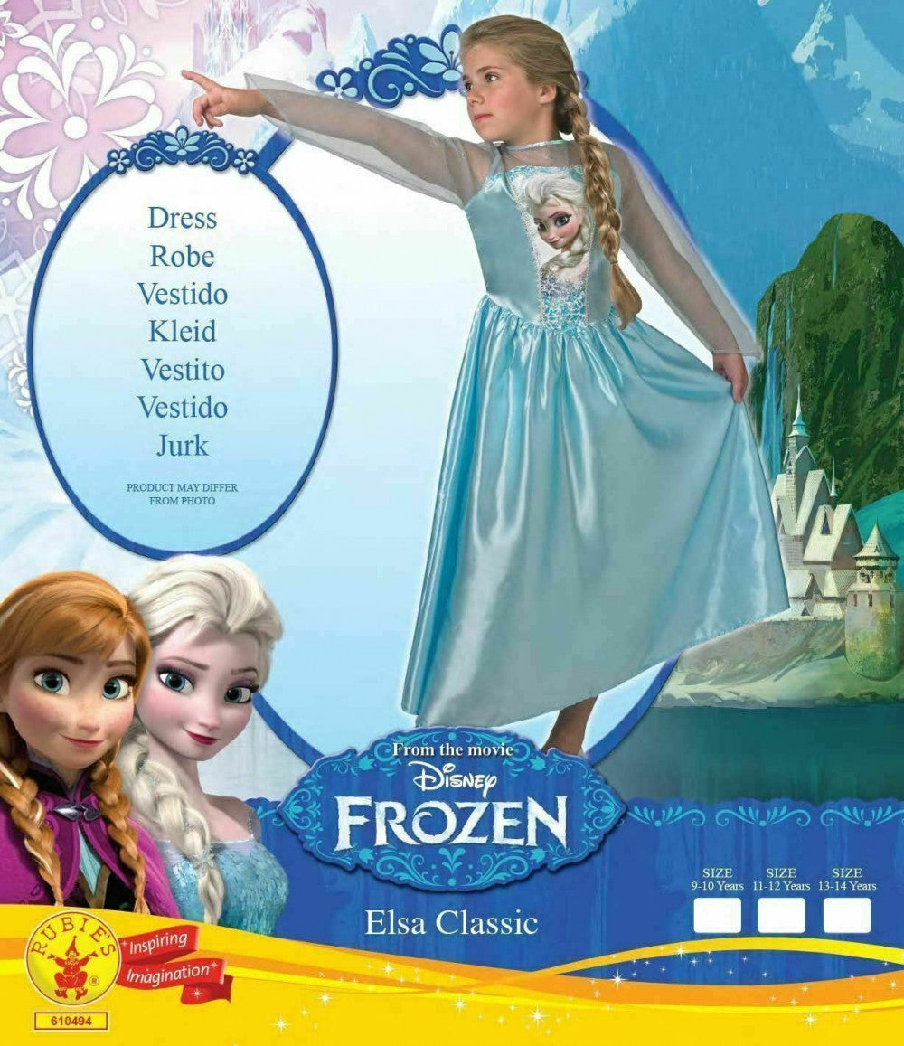 Disney Frozen Rubies Elsas kostīms 9-10 gadi