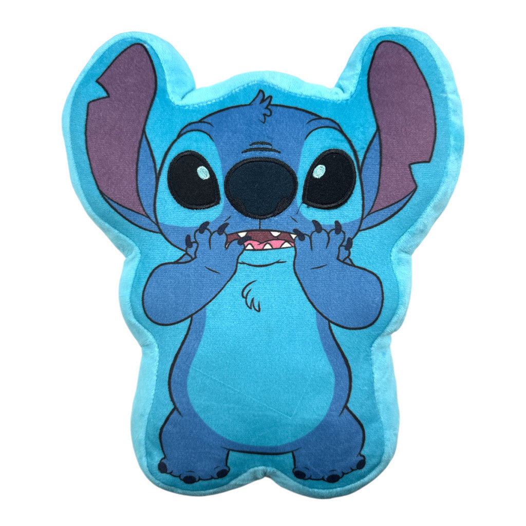 Disney Lilo un Stitch Citplanētietis 3D dekoratīvs spilvens, 30 cm Samts