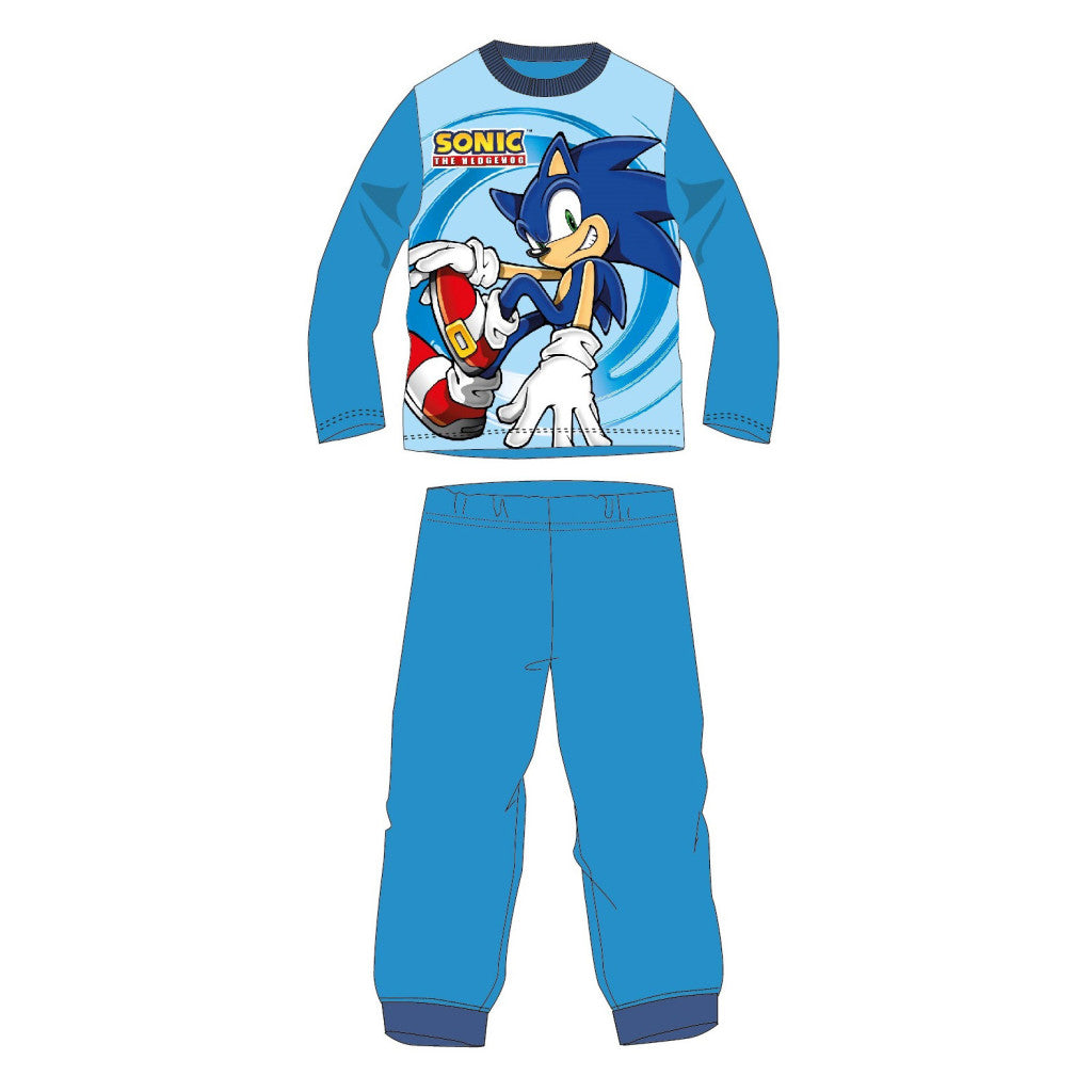 Sonic the Hedgehog bērnu garā pidžama 3-8 gadi