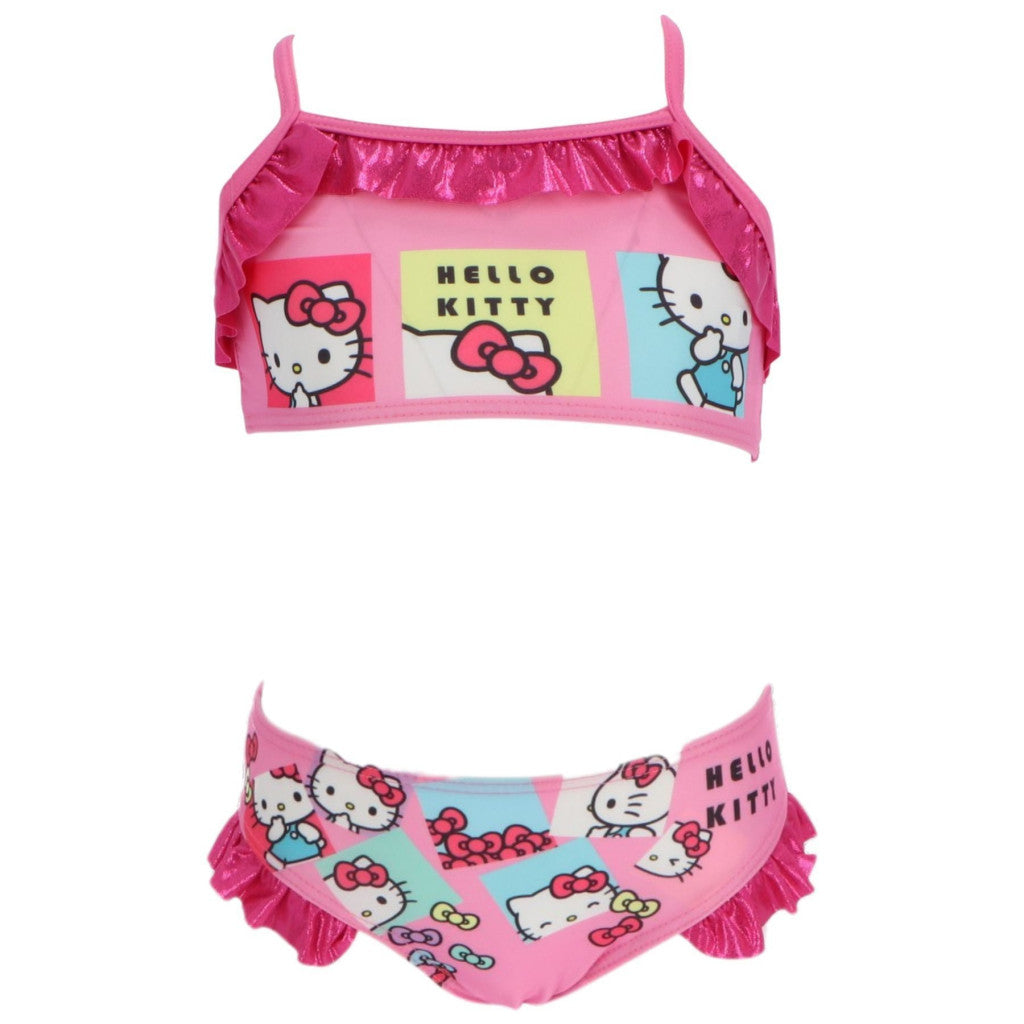 Hello Kitty Bows bērnu peldkostīms, bikini 3-8 gadi