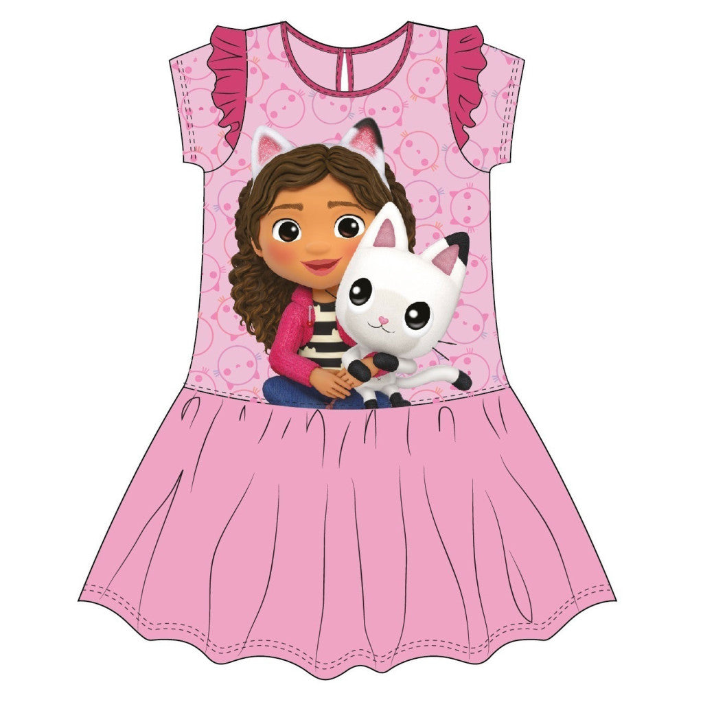 Gabby's Dollhouse Pandy bērnu vasaras kleita 3-8 gadi