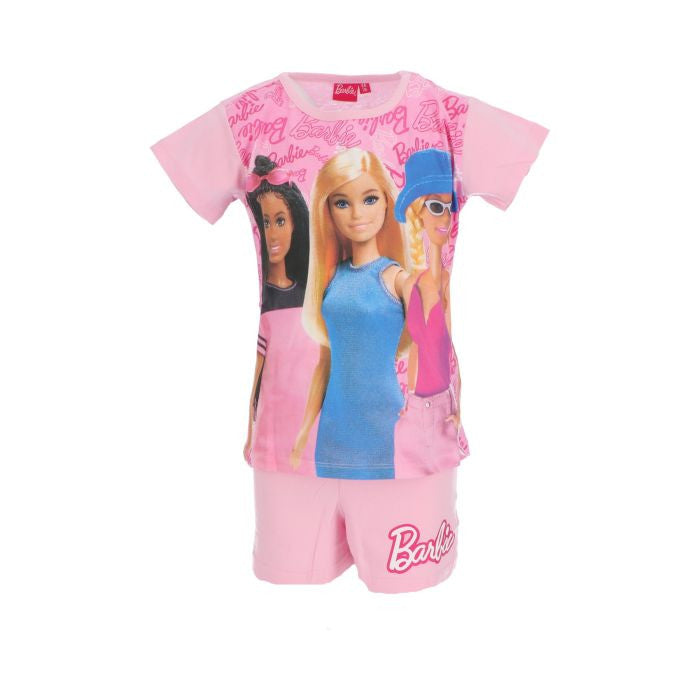 Barbie modernā bērnu īsā pidžama 3-8 gadi