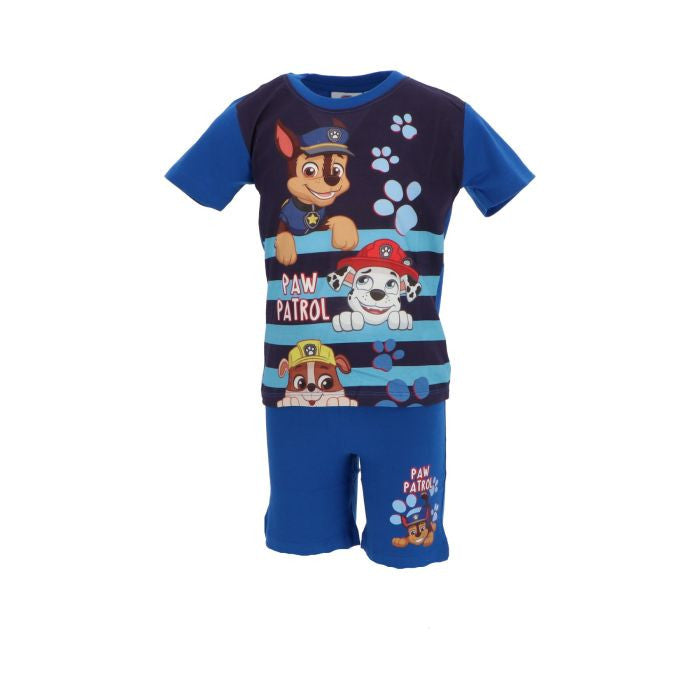 Ķepu patruļa Happy Stripes bērnu īsā pidžama 2-6 gadi