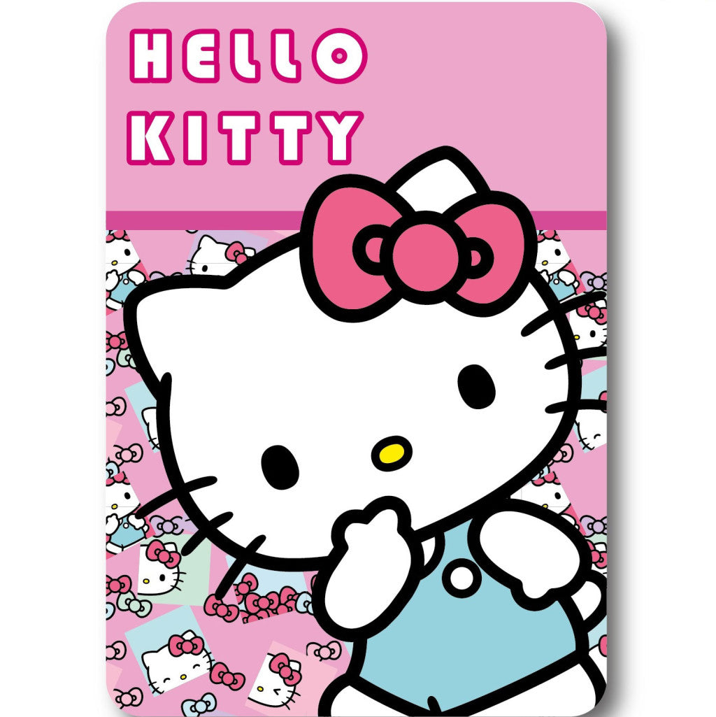 Hello Kitty mīlīgā flīsa sega 100x140cm