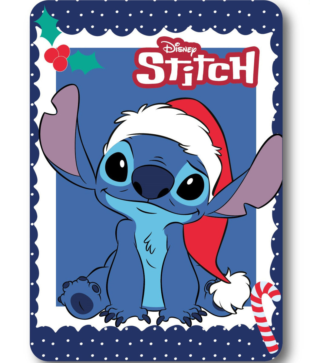 Disney Lilo un Stitch svētku Ziemassvētku polārā sega 100x140cm