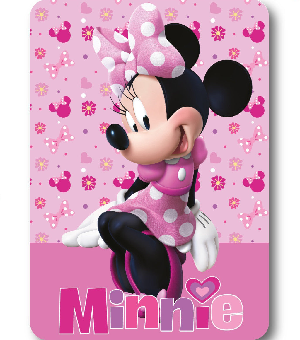 Disney Minnie Lovely Charm flīsa sega 100x140cm