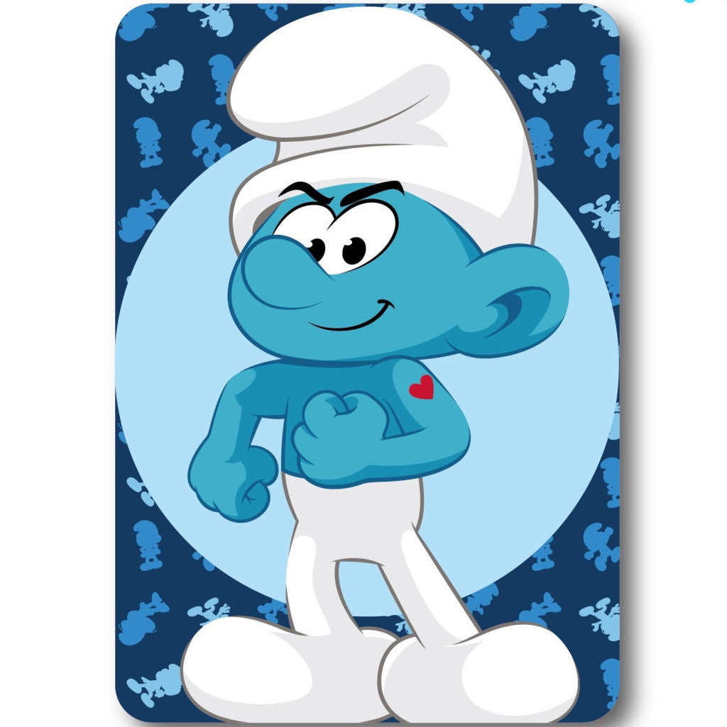Smurfu lielā Smurfu polārā sega 100x140cm