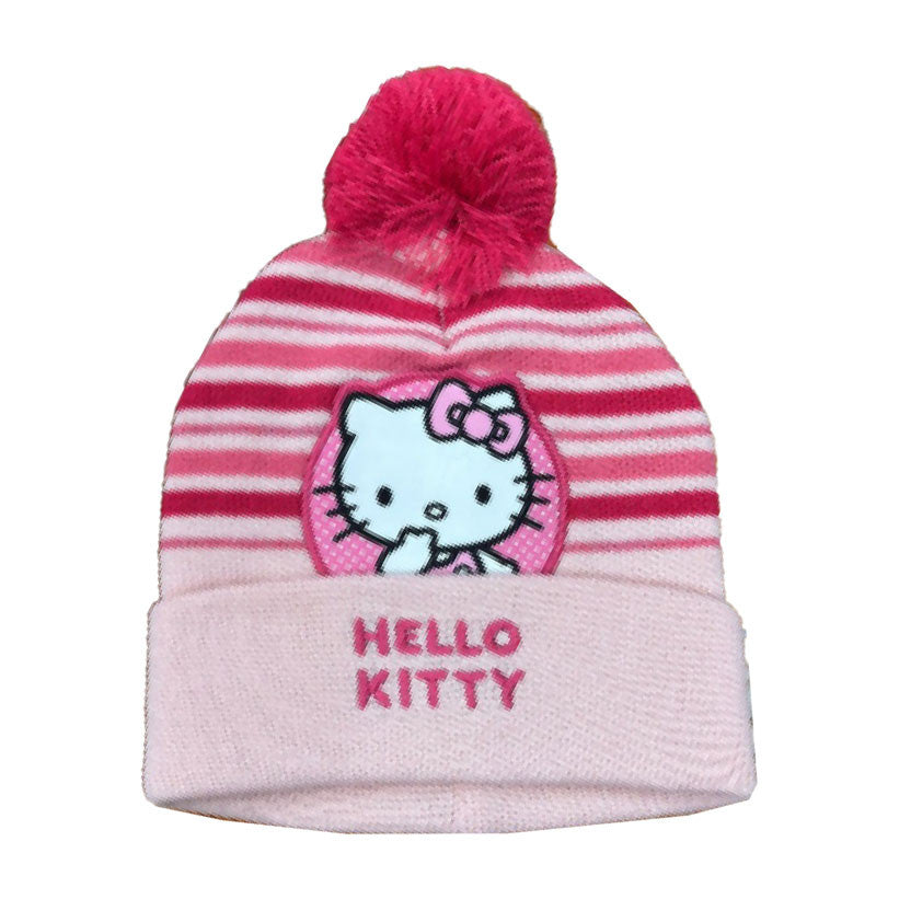 Hello Kitty gaiši rozā bērnu cepure