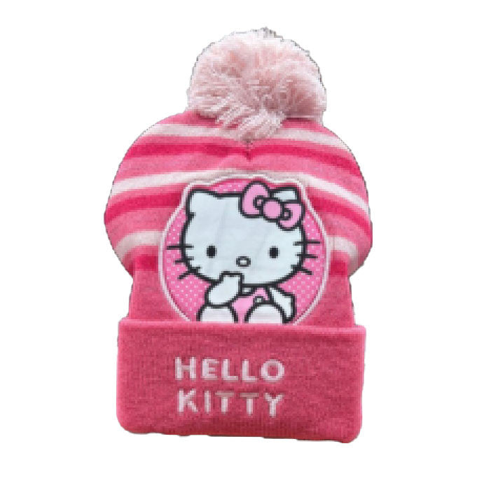 Hello Kitty tumši rozā bērnu cepure