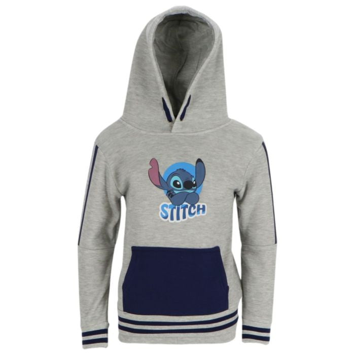 Disney Lilo un Stitch pelēks, chill bērnu kapučjakas džemperis 2-8 gadi / 92-128 cm