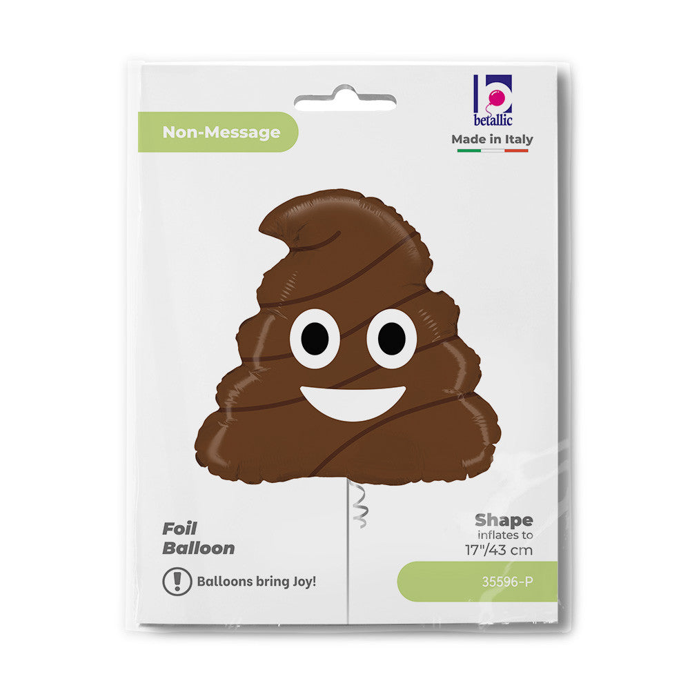 Folijas balons "Emoji Poo" 43 cm