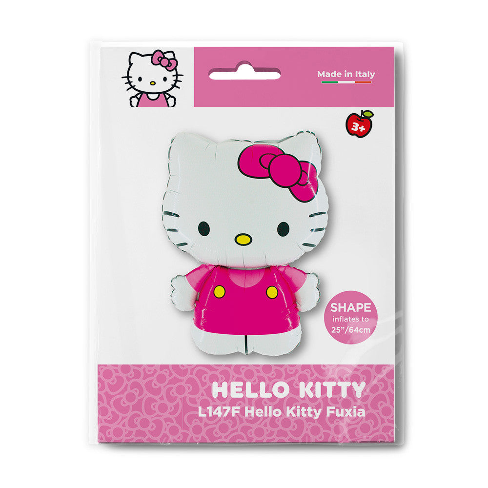 Hello Kitty Fuxia folijas balons 64 cm
