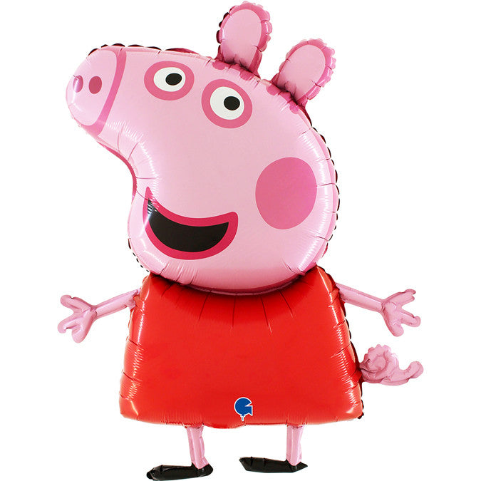 Peppa Pig sarkans folijas balons 76 cm