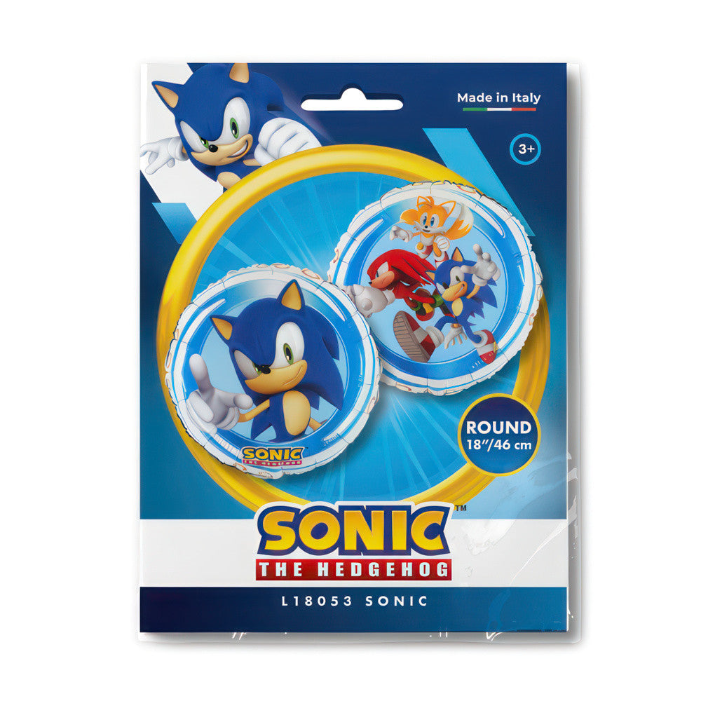 Sonic the Hedgehog Trio folijas balons 46 cm