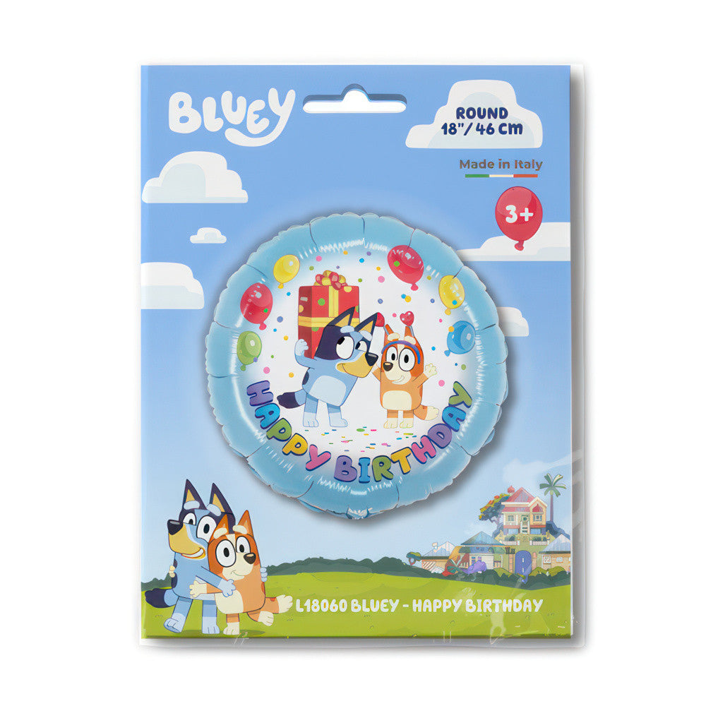 Zilā ballītes folijas balons 46 cm