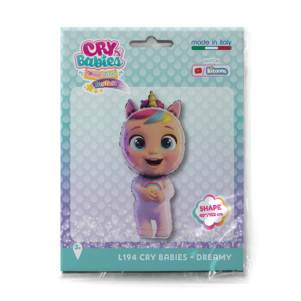 Cry Babies sapņainais folijas balons 102 cm