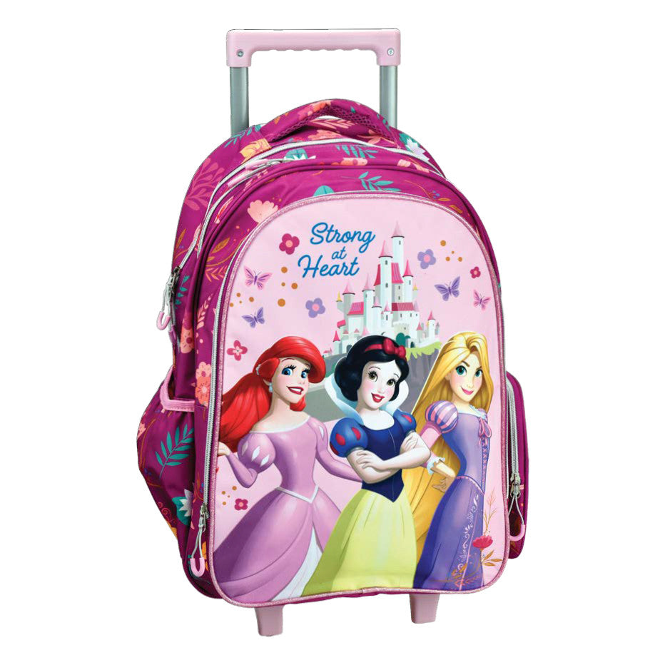 Disney Princess Strong skolas soma uz riteņiem, 46 cm