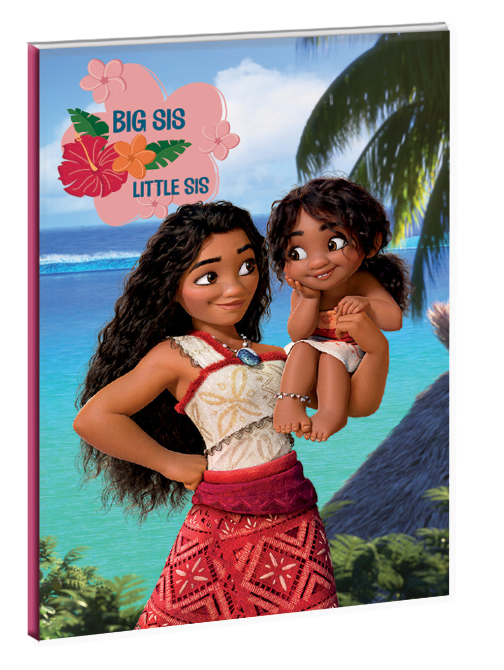 Disney Vaiana Big Sis B5 līniju piezīmju grāmatiņa, 40 lapas