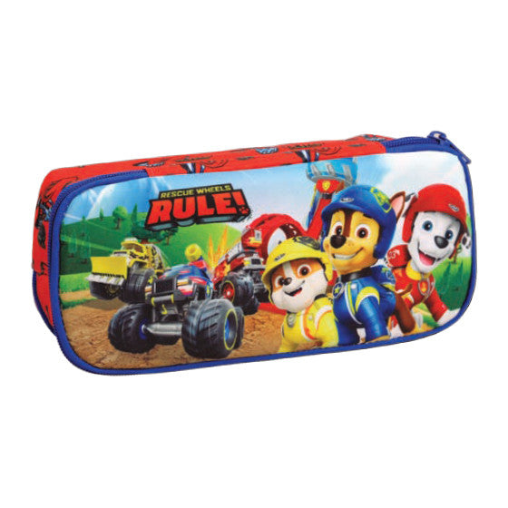 Paw Patrol Rescue Rule zīmuļu maciņš ar 2 nodalījumiem, 26 cm