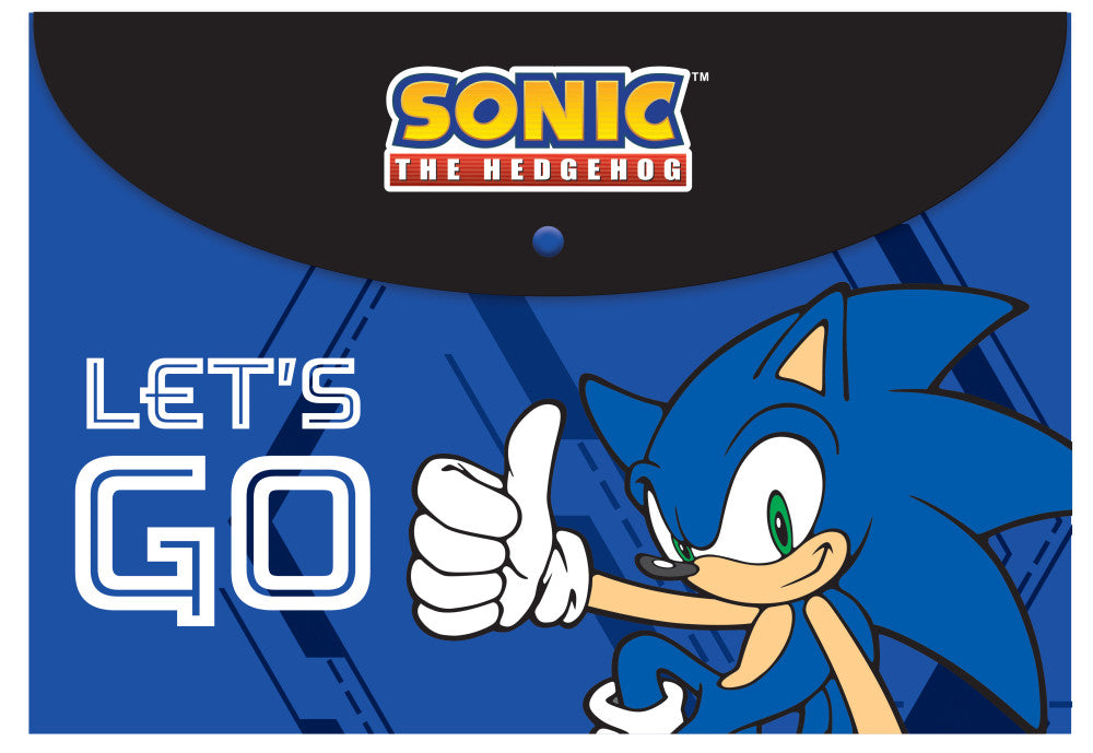 Sonic the Hedgehog Go Fast Sonic the Hedgehog A/4 dokumentu mape