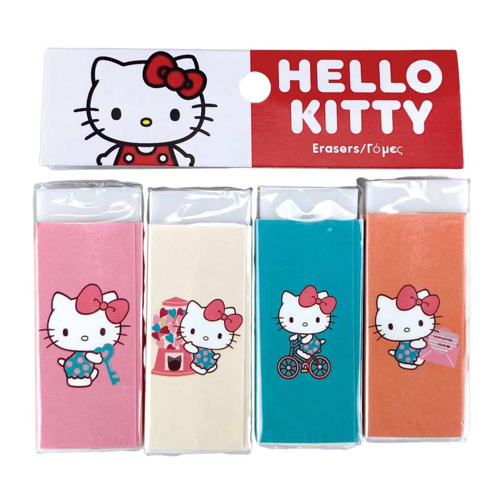 Hello Kitty Sweetheart dzēšgumiju komplekts 4 gab.