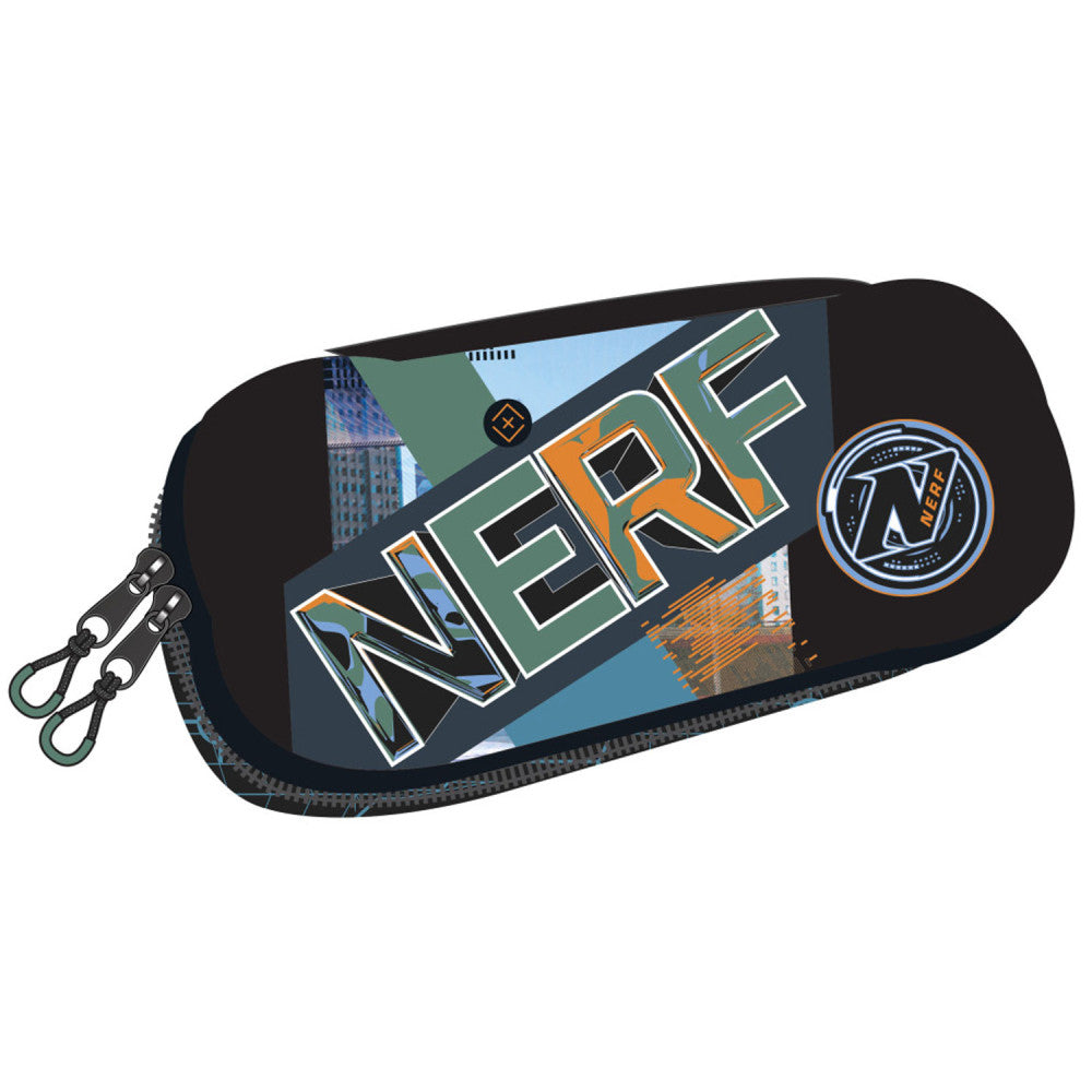 Nerf Player zīmuļu maciņš ar 2 nodalījumiem, 26 cm