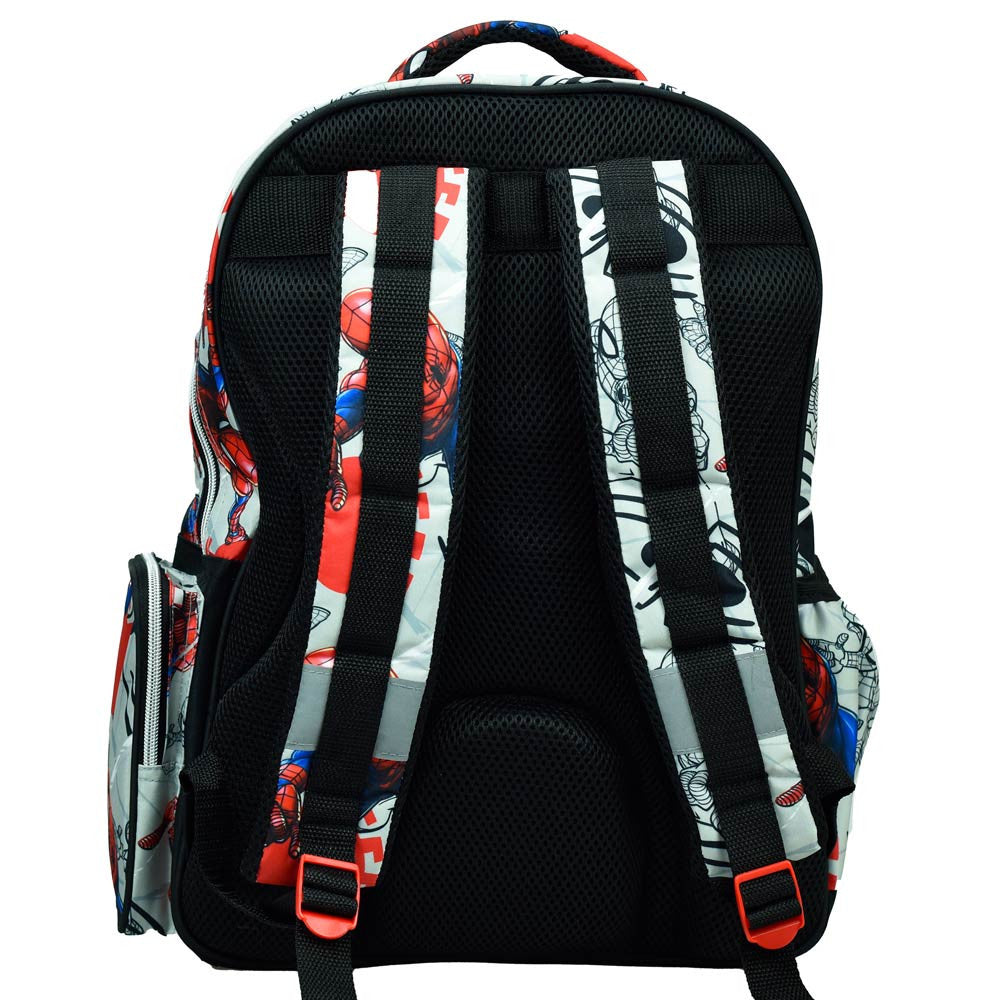 Zirnekļcilvēka sienas skolas soma, 43 cm
