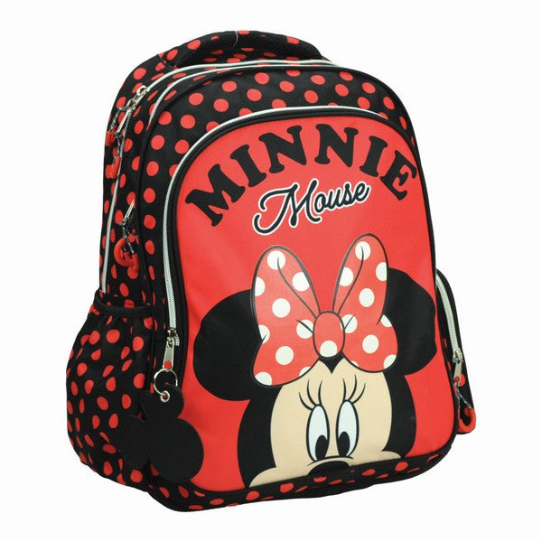 Disney Minnie sarkano punktu skolas soma, soma 42 cm