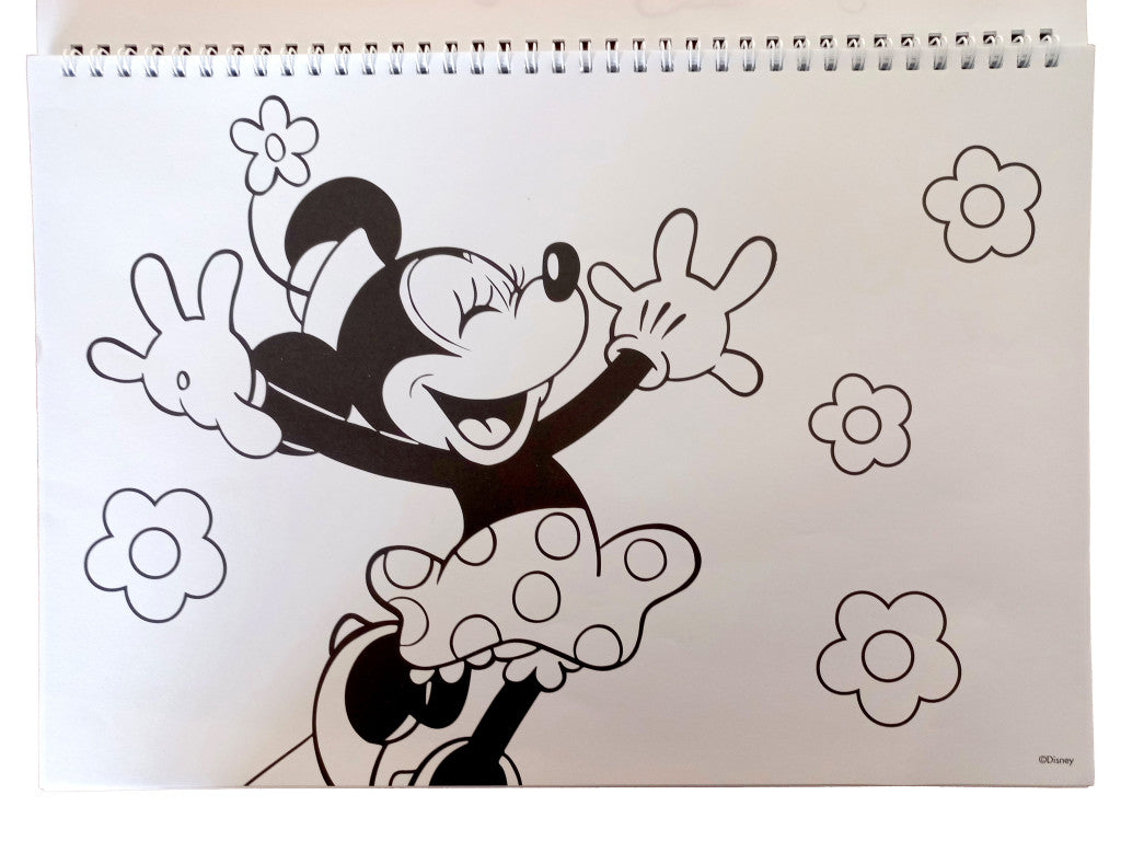 Disney Minnie Nomadic Spirit A/4 spirālveida skicēšanas burtnīca ar 40 lapām un uzlīmēm