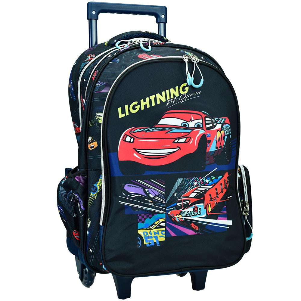 Disney Cars Zibens riteņsoma skolas soma, soma 46 cm