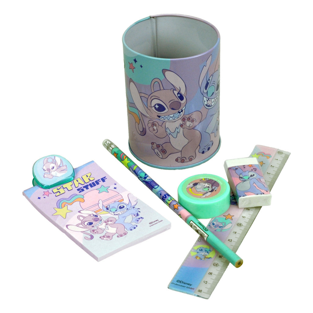 Disney Lilo un Stitch Star Stuff kancelejas piederumu komplekts, 7 daļas