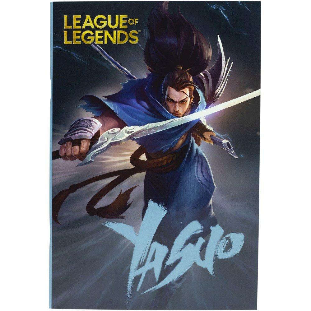 League of Legends Yasuo B/5 līniju piezīmju grāmatiņa, 40 lappuses