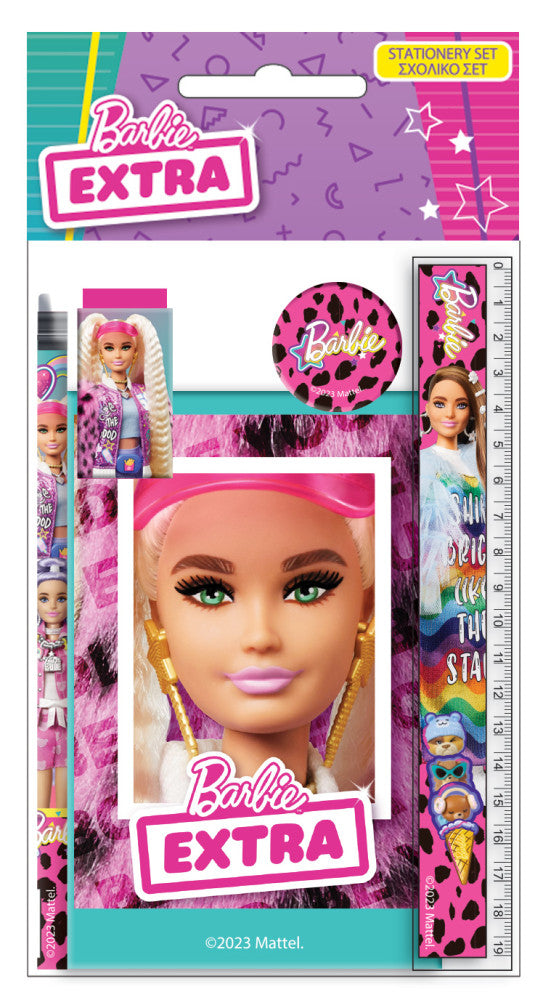 Barbie Extra kancelejas piederumu komplekts, 5 daļas