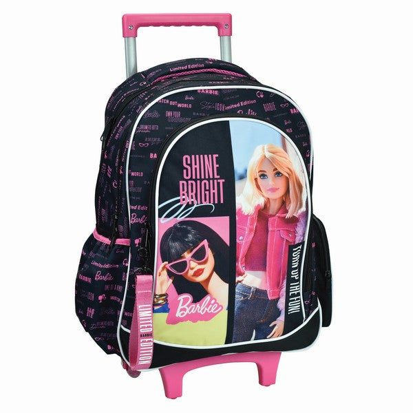 Barbie Shine Bright riteņsoma skolas soma, 46 cm