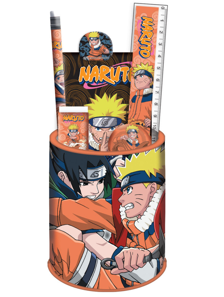 Naruto Fire 7 daļu kancelejas piederumu komplekts